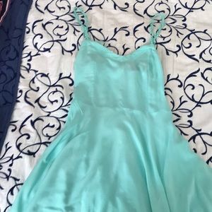 teal dress